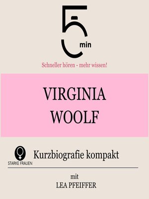 cover image of Virginia Woolf